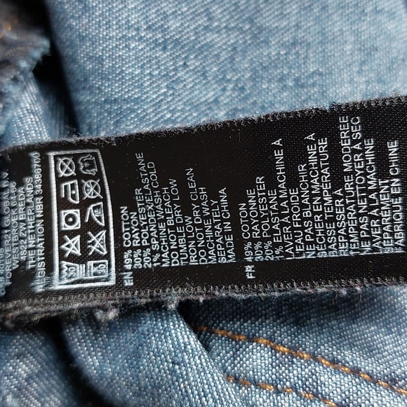 Forever 21+ size 12 short skinny jeans - Picture 5 of 8